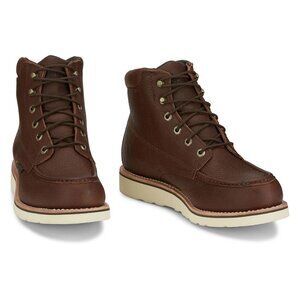 Chippewa Boots Edge walker 6" Waterporoof lace up wede color Brown